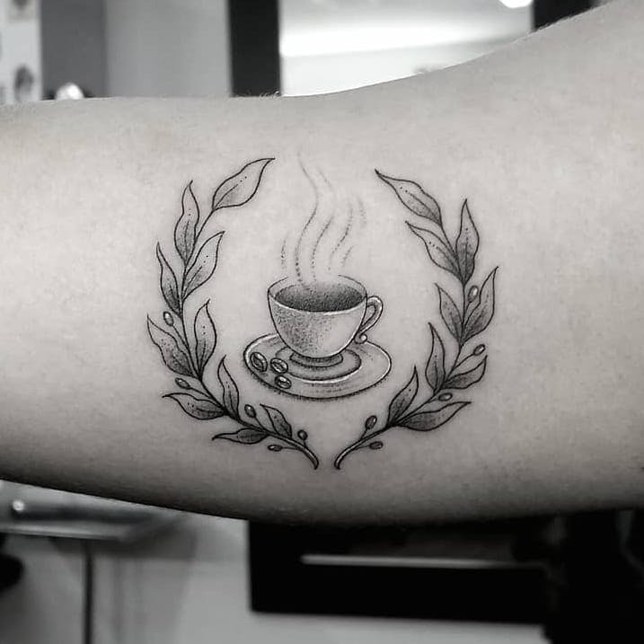 koffie tattoos mannen tatoeages