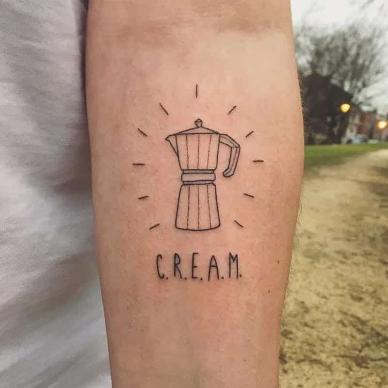 koffie tattoos mannen tatoeages