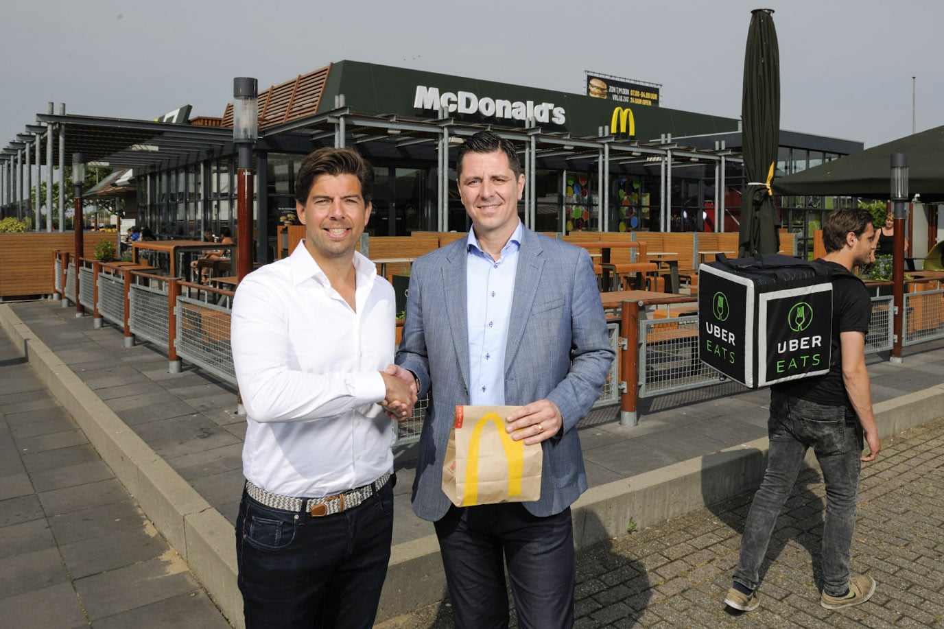 McDonalds thuisbezorgd UberEATS McDelivery