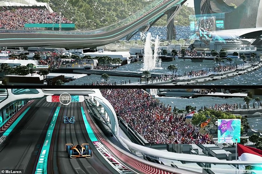 McLaren video Formule 1 2050