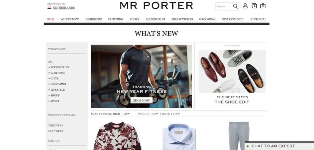 Mr Porter review