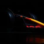 Nieuwe 2022 Red Bull Racing Formule 1 auto van Max Verstappen