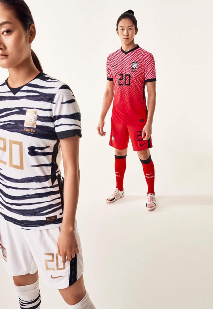 Nike 2020 voetbalshirt van zuid-Korea