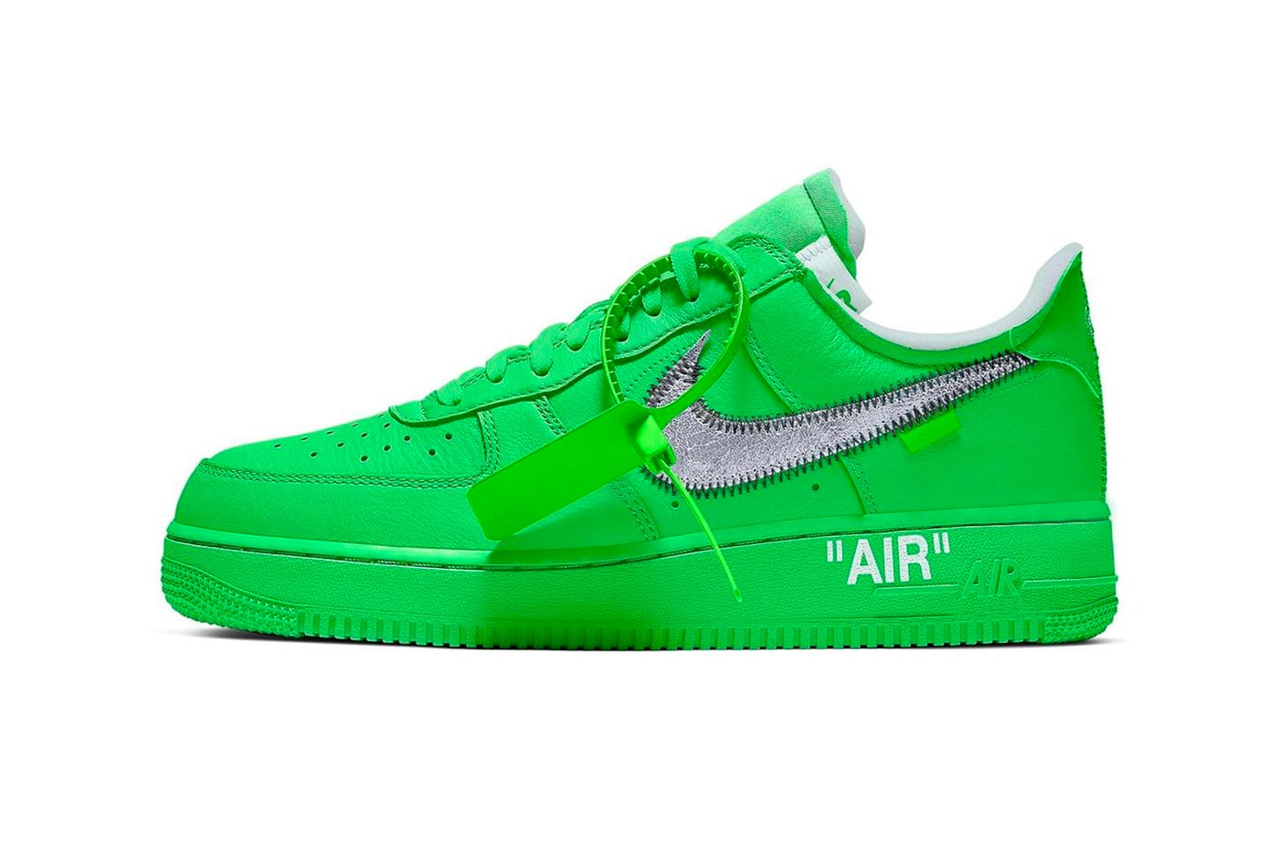 met tijd Virus rollen Off-White x Nike Air Force 1 Low "Green" sneaker | MANNENSTYLE