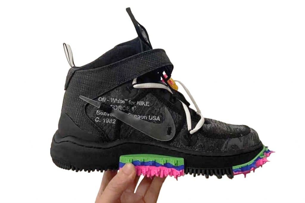 Off-White x Nike Air Force 1 Mid "black"