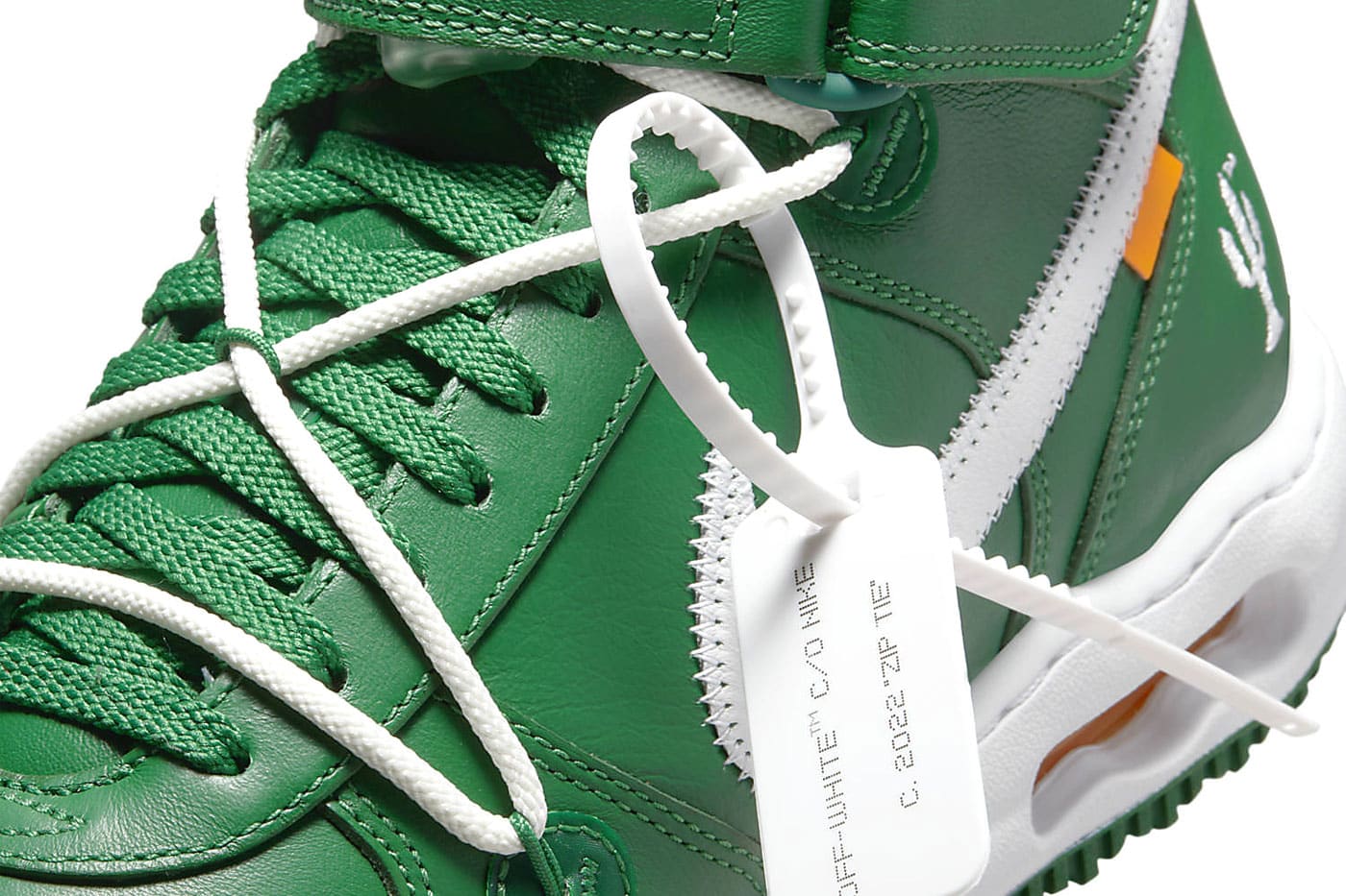 Off-White x Nike Air Force 1 Mid "Pine Green" releasedatum