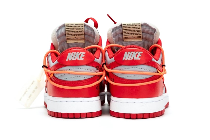Off-White x Nike Dunk Low University Red