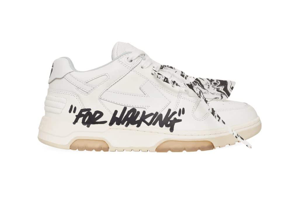 Off-White "Out of Office" sneaker "FOR WALKING"