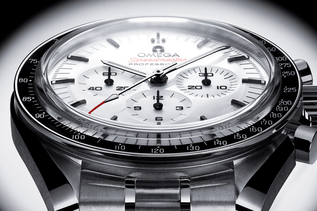 OMEGA Speedmaster Moonwatch Lacquered White Dial