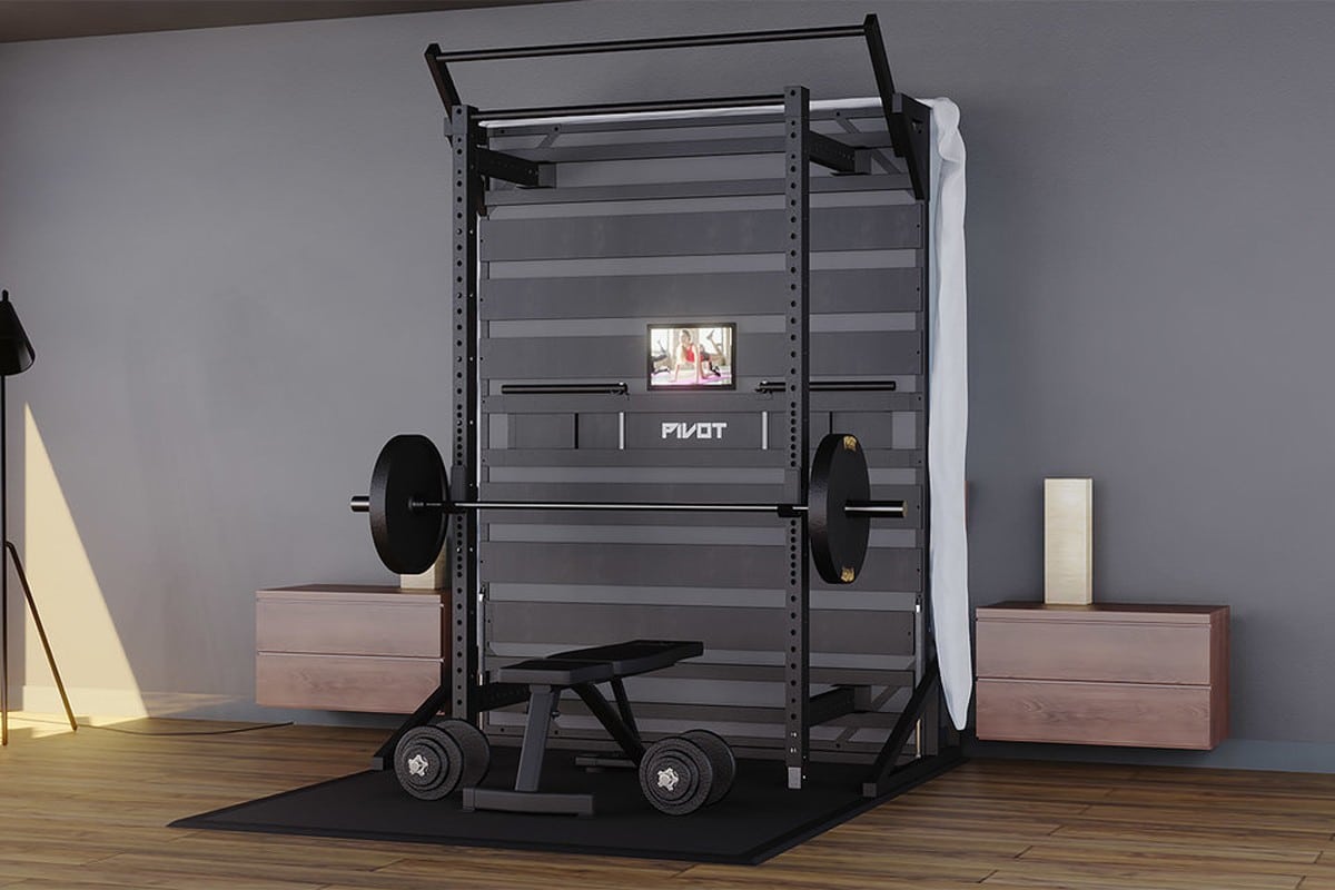 pivot bed thuisgym slaapkamer gym