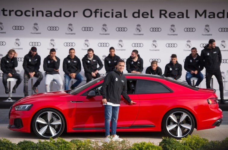 Real Madrid spelers krijgen nieuwe Audi 2018