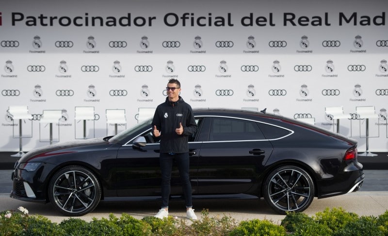 Reald Madrid spelers krijgen nieuwe Audi 2018