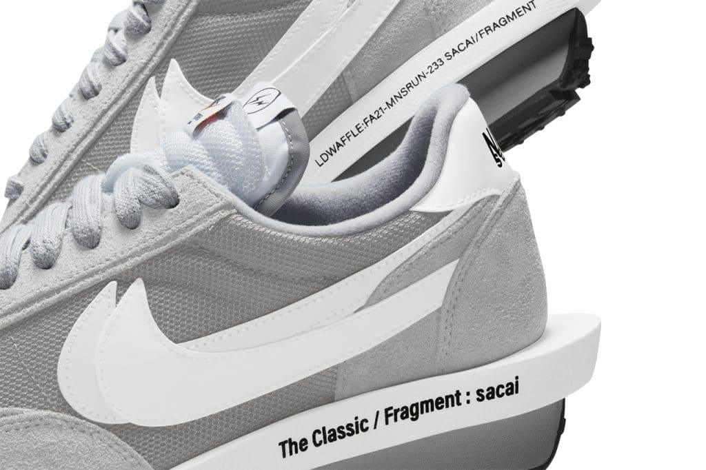 fragment design x Nike LDWaffle "Light Smoke Grey"