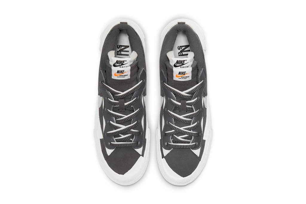 sacai x Nike Blazer Low "Iron Grey" releasedatum