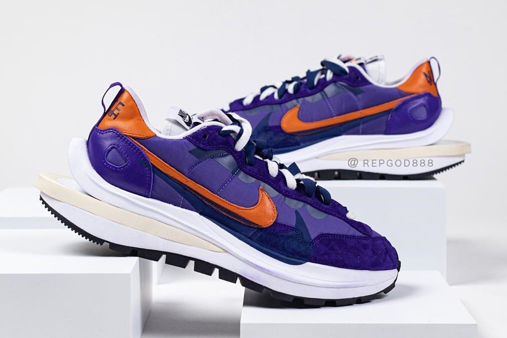 sacai x Nike Vaporwaffle Purple/Orange