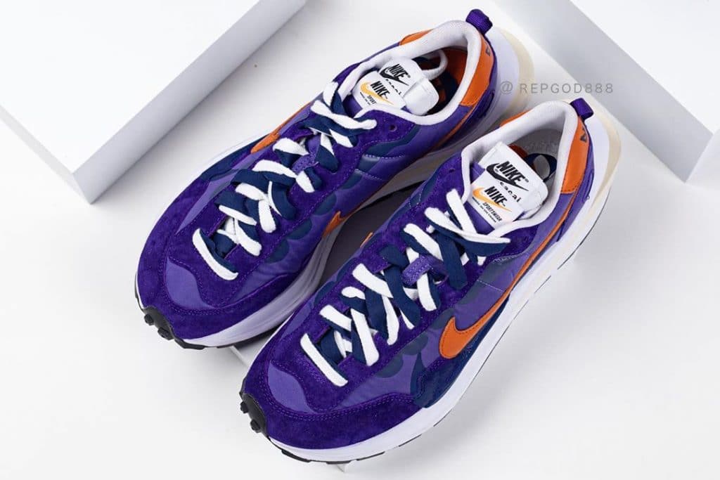 sacai x Nike Vaporwaffle Purple/Orange