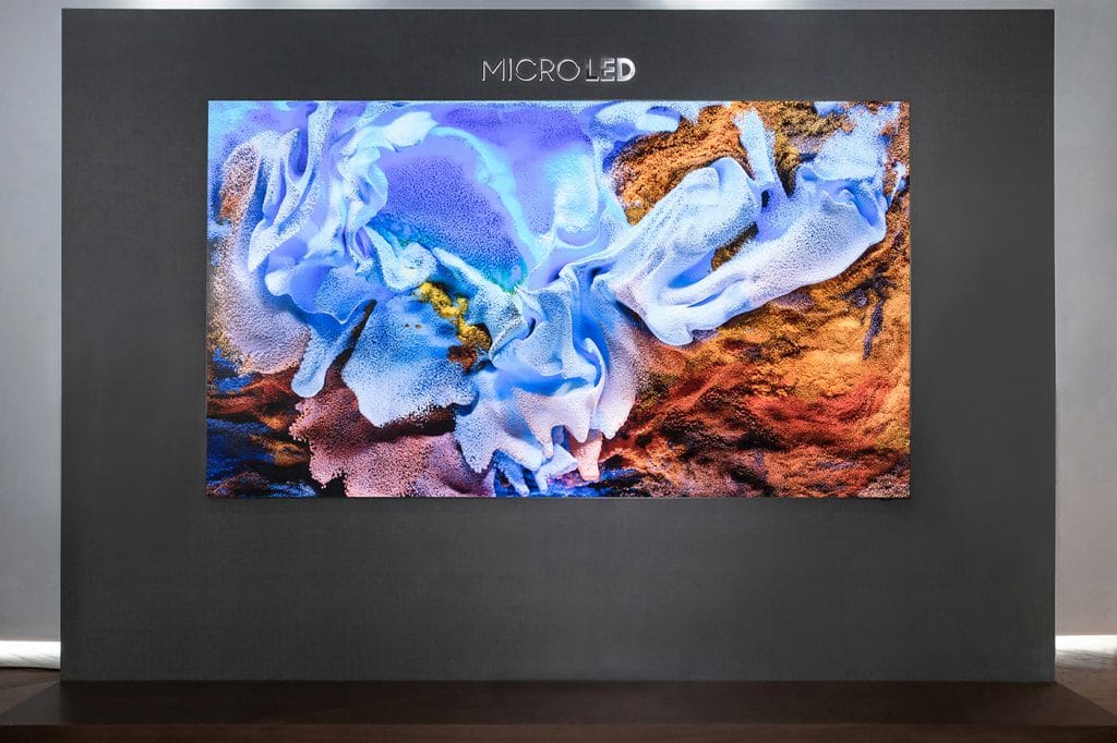 110-inch Samsung MicroLED 4K-tv