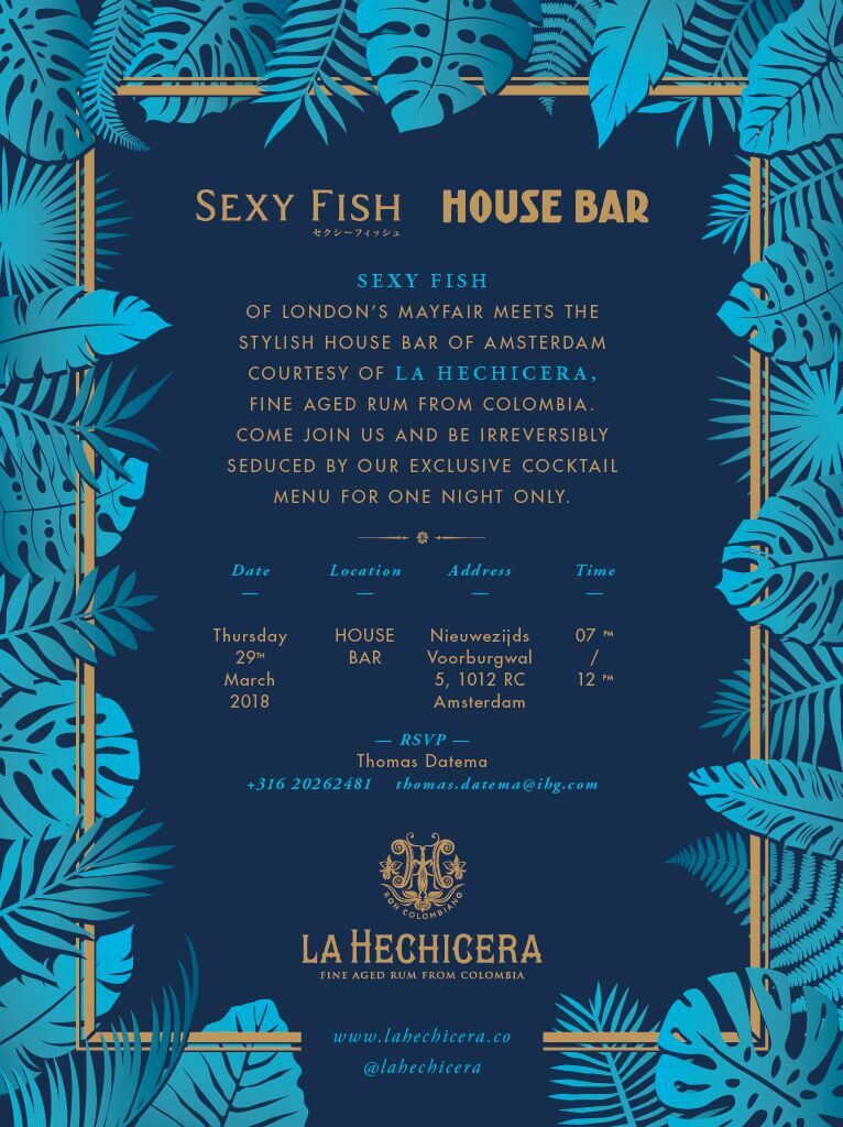 Sexy Fish House Bar Amsterdam La Hechicera