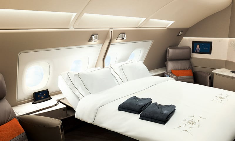 First Class-Suite van Singapore Airlines