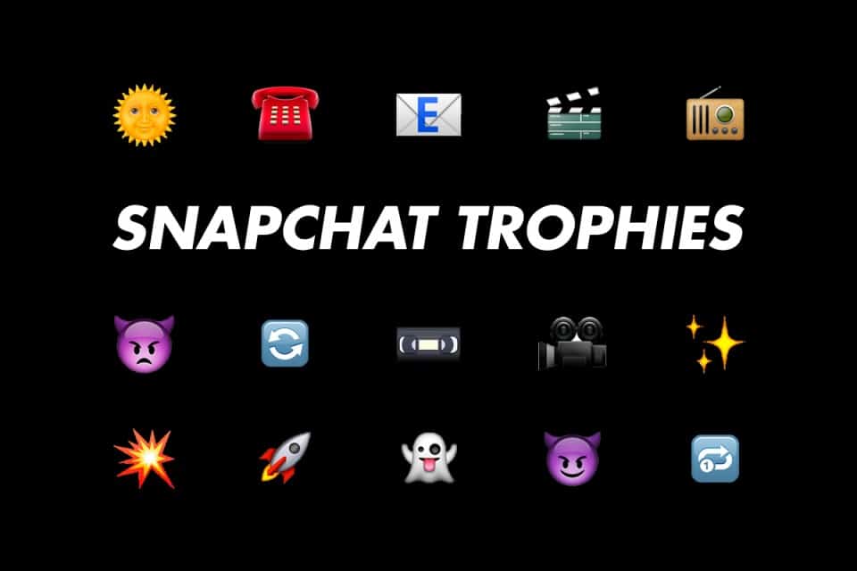 How to get the snapchat trophies