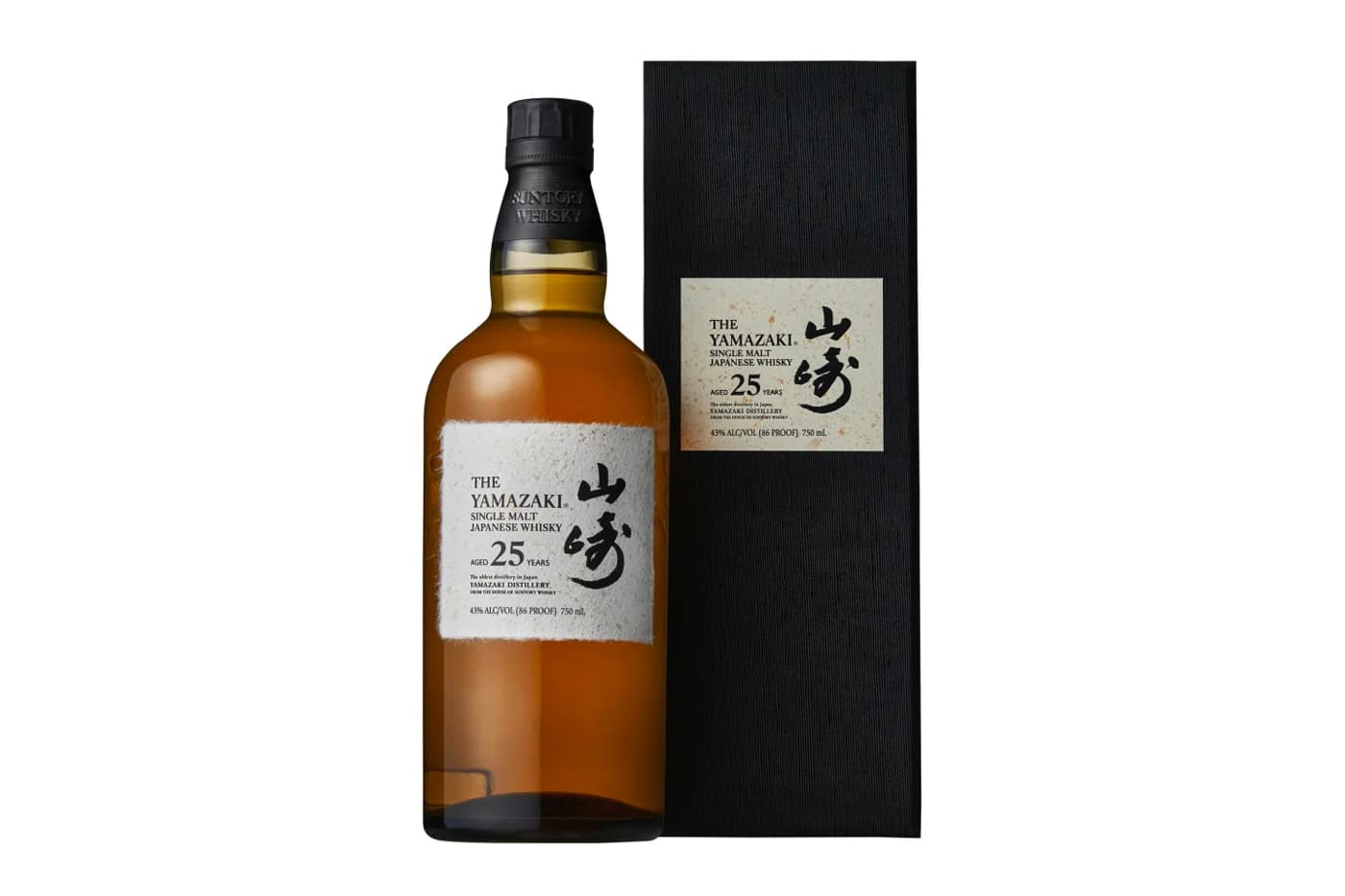 Suntory Yamazaki 25 whisky met nieuwe receptuur
