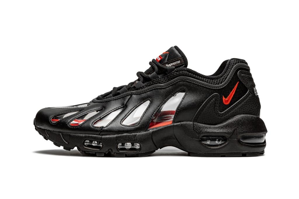 Supreme x Nike Air Max 96 "Black" sneakers | MANNENSTYLE