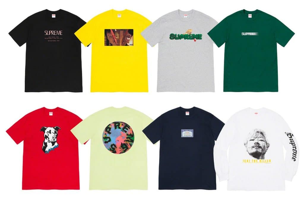 Supreme Summer 2020 T-Shirts