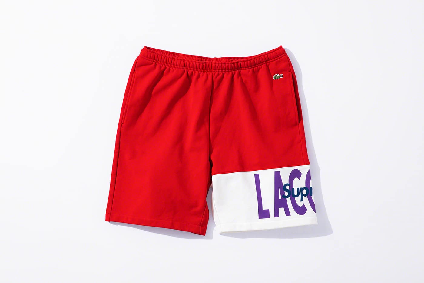 Supreme LACOSTE short pants red - www.carcity.com.mx