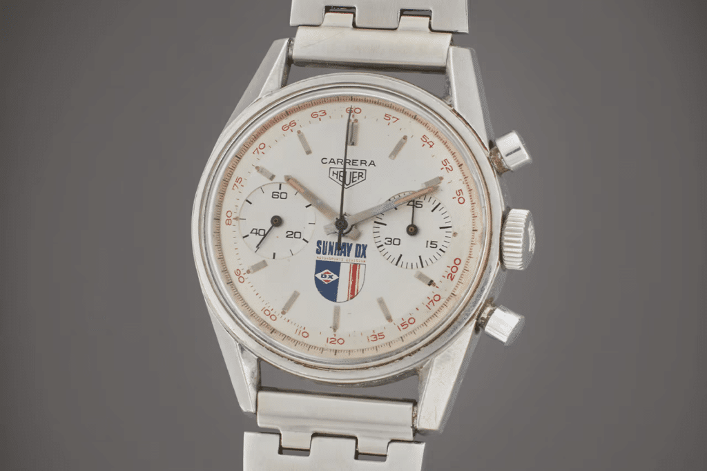 TAG Heuer Carrera Sunray DX veiling Sotheby's
