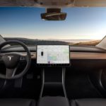 Tesla Model 3 touchscreen video