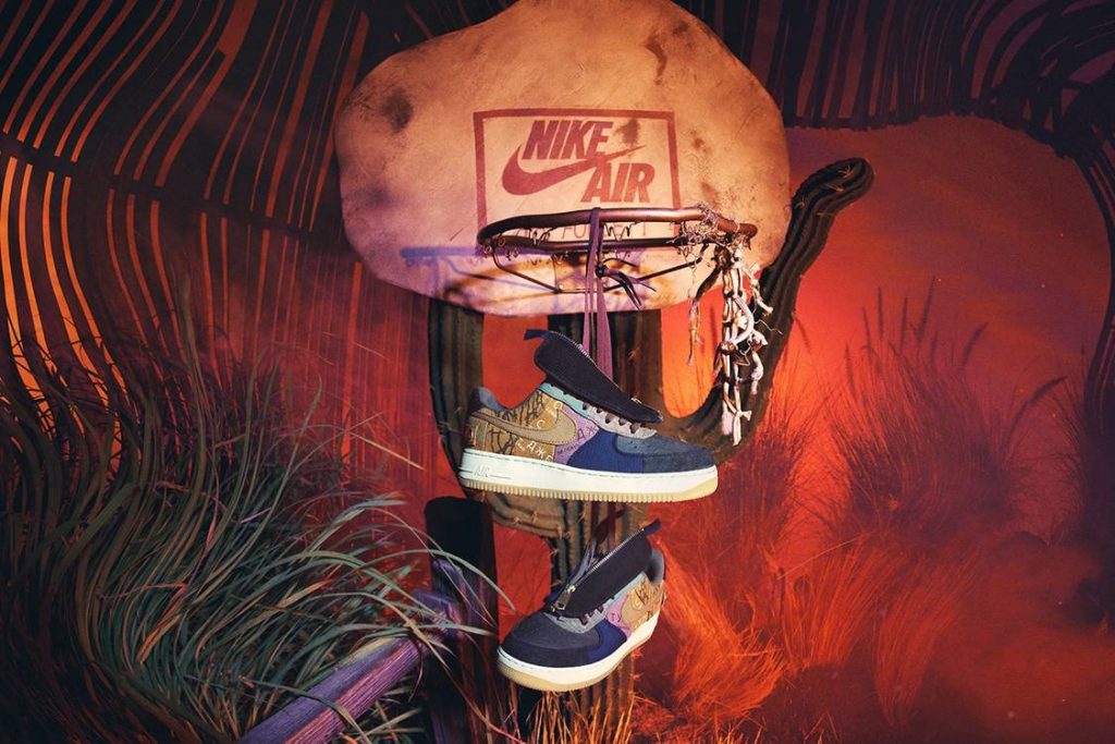 Travis Scott x Nike Air Force 1 Cactus Jack sneaker