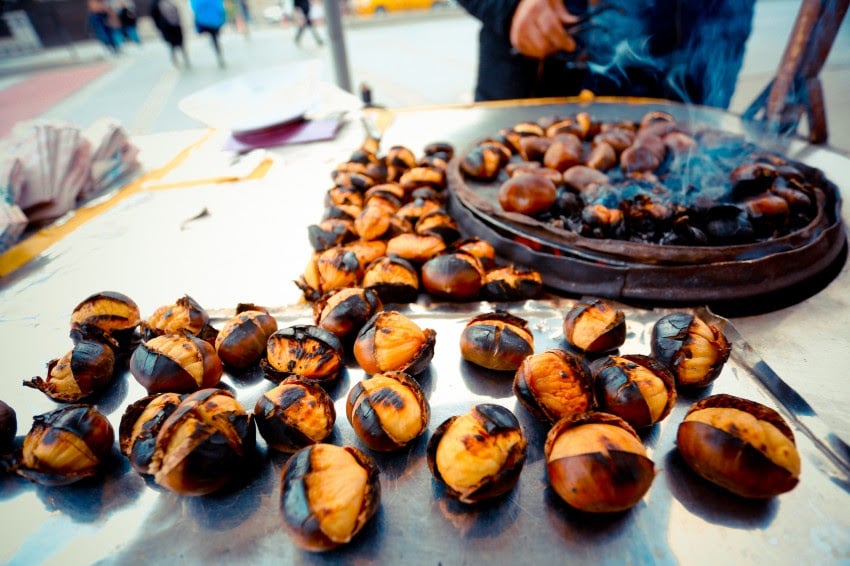 Lekkerste streetfood van Turkije - kastanjes