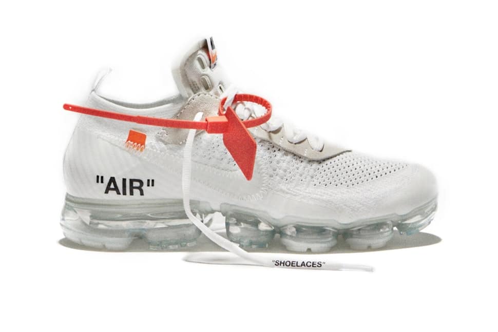 Winkels die Virgil Abloh x Nike Air VaporMax White verkopen | Mannenstylr