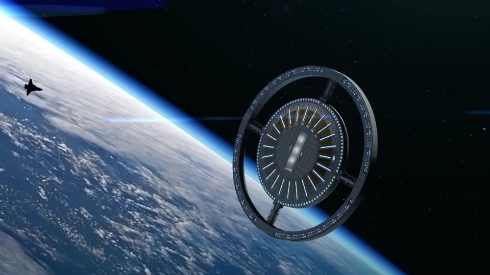 eerste ruimtehotel met kunstmatige zwaartekracht 2025 - Von Braun Space Station