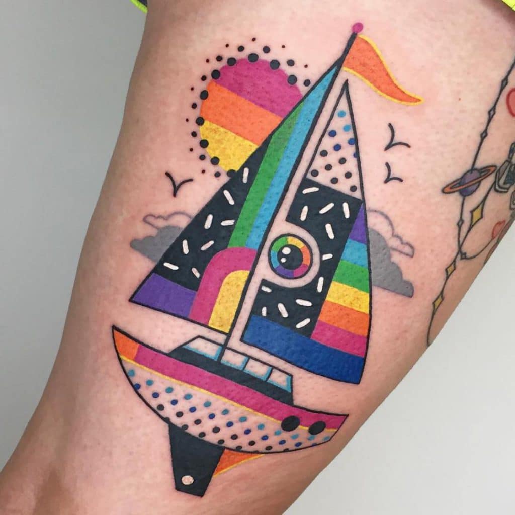 Whale winston the Technicolor Tattoos