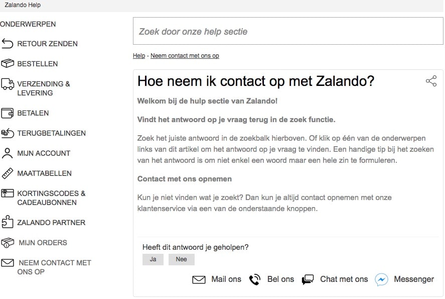 Beneden afronden isolatie Maakte zich klaar Zalando Review - De Zalando Experience A-Z | MANNENSTYLE